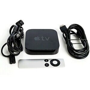 Apple TV (3rd Generation) 1080P Media Streaming Player A1469 w Remote / Pwr Cord